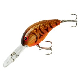 Bandit Crank 300-Series 2-Inch Crawfish 8 to 12-Feet Deep Bait (Orange)