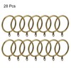 Sourcingmap Curtain Rings Metal 45mm Inner Dia Drapery Ring for