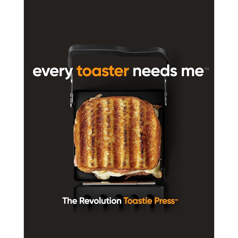 Revolution Toastie Press (Works With All Toasters) Conveniently Toast Delicious