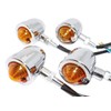 CMY Select Universal Bullet Turn Signal Bike, Chrome Plated, Universal