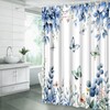 MYYJYY Blue Eucalyptus Leaves Shower Curtain for Bathroom 70" W