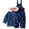 Carter's Girls' Little Heavyweight 2-Piece Skisuit Snowsuit, Blue, 5/6