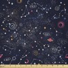 Lunarable Constellation Fabric by The Yard, Star Clusters Galaxies and