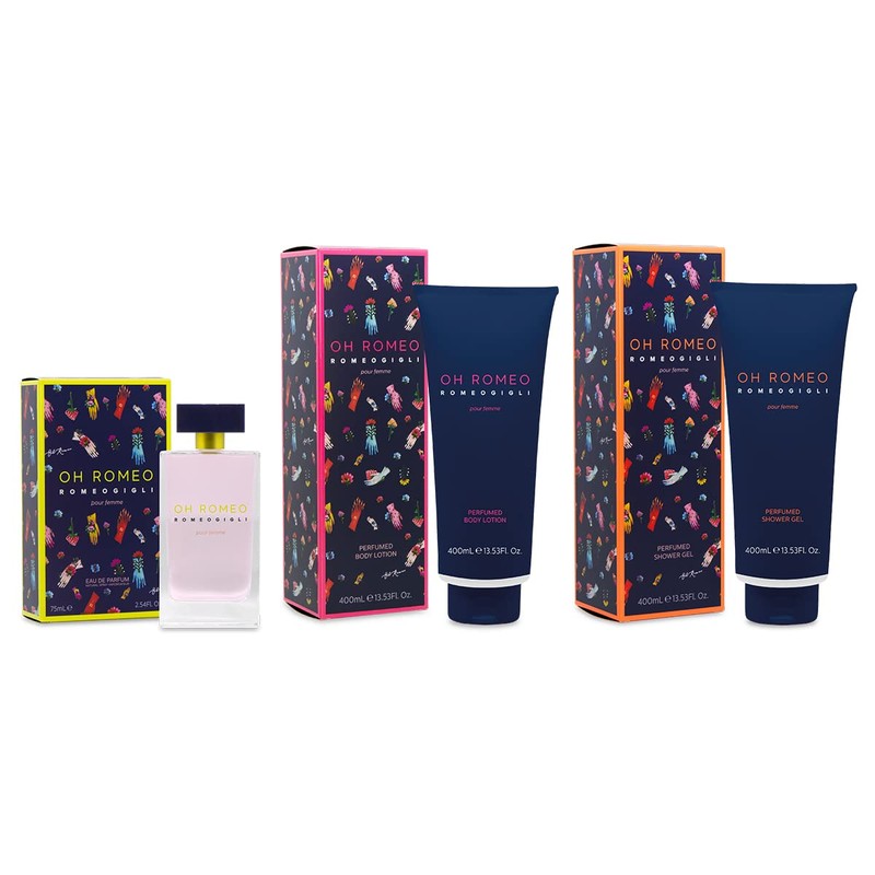 ROMEO GIGLI | Körperlotion für Damen, 400 ml, mit bernsteinfarbenem
