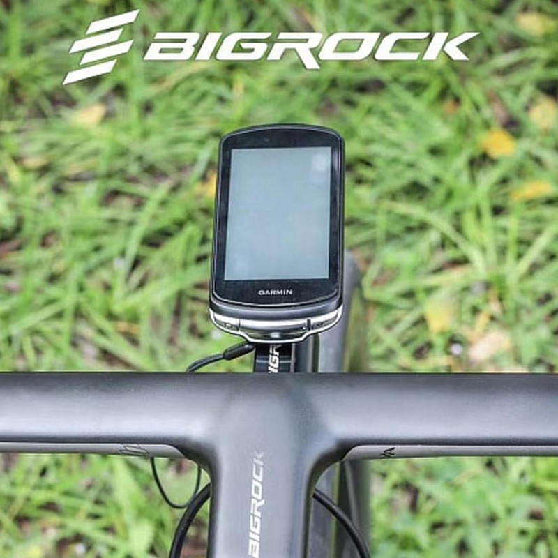 BIGROCK - Aero GPS Mount for Flat Handlebar, Built-in, Compatible