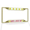 Fastasticdeals Metal Insert License Plate Frame Have A Nice Day