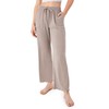 DAVID ARCHY Women's Pajama Pants Comfy Bamboo Rayon Wide Legs