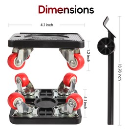 ZEMIRO CHARGE 2025 Furniture Lifter Tool Set with 360° Rotating Wheels Furniture Dolly,Heavy-Duty Mover for Furniture, Refrigerator, Sofa, and Cabinet