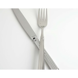 Fortessa Doria 18/10 Stainless Steel Flatware, 5 Piece Place Setting, Service for 1