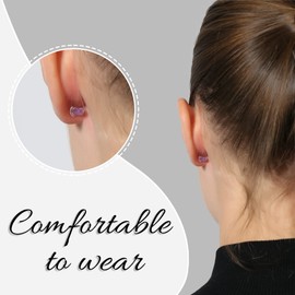 Rubber Earring Backs Soft Clear Earring Backings for Studs Hypoallergenic Silicone Earrings Backs Stopper Replacement for Women (30 Pcs)