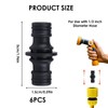 Hose Coupling 1/2 Inch, Hose Connector, Double Connector, Garden Hose