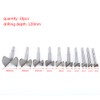 10pcs 14-50mm Forstner Drill Bit Set Flat Wood Drilling Woodworking
