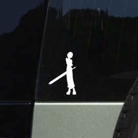 Soul Eater Crona Ragnarok Decal Vinyl Decal Sticker | Custom Truck Window Bumper Car Laptop Automotive Wall Gift (White)