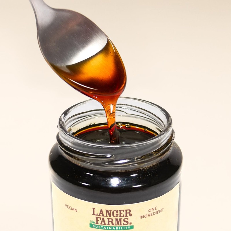 Langer Farms Pure Apple Honey, Vegan Honey Sweetener Substitute, Made