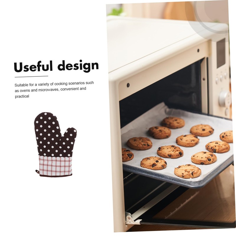 LABRIMP High Performance Oven Gloves Cotton Cloth Heat Insulation Mitts