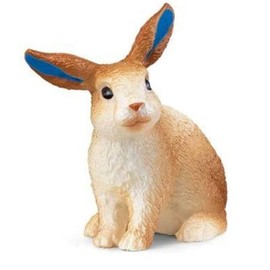 SCHLEICH 72188 Easter Rabbit With Blue Ears Figure