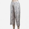 Women's Rayon 3/4 Length Inner Pants for Moms Cool Pants Free Size Beige