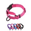JOOCPUP Martingale Dog Collar | No-Slip Escape Proof Reflective Nylon