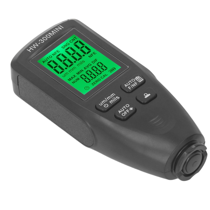 0 to 2000UM Paint Mil Thickness Meter Gauge High Precision