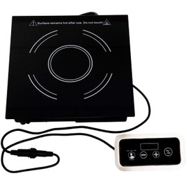 FSE IND-DR120V Single-Burner Drop-In Induction Cooker with Ceramic Glass Surface, 120v