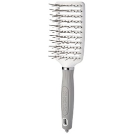 Olivia Garden Ceramic + Ion Turbo Vent Pro Flat Brush Shaper, 9 Rows