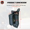 Daniel Smart Motorcycle Leather Crash Bar Bag Left Saddlebag Guard