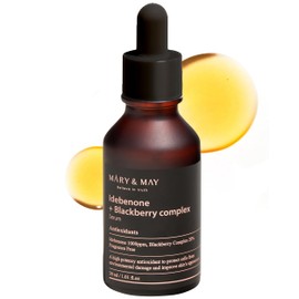 Mary&May Mary&May Idebenone + Blackberry Complex Serum - Potent Anti Aging Serum for Enhanced Antioxidant and Skin Nourishment - Korean Face Serum, EWG Green Grade, Cruelty-Free, 1.01 fl.oz.