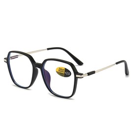 YQJYWZTF 4 Pack oversized Reading Glasses Blue Light Blocking for Women Men Computer Readers Fashion Eyeglasses (4 Pairs, 2.5, diopters)