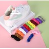 Sechunk Flat Shoelaces, 3 Pairs, 29 Colours, 50 cm -