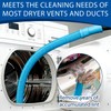 kioguc 4 Pack Dryer Vent Cleaner Kit,Dryer Lint Vacuum Attachment,Flexible