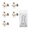 Bicycle Missing Link,5 Pairs Mountain Road Bike Chain Reusable Silver