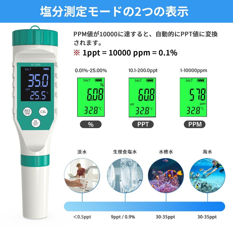 Slyfox Free Residual Chlorine Measuring Instrument, Water Quality Tester, 7