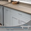 Estmoon 30 Pack Brushed Nickel Cabinet Handles 3 Inch Hole
