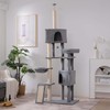 105 Inch Cat Tree for Indoor Cats, Multi-Level Cat Tower