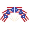 QQSD Puerto Rico Toothpick Flag Puerto Rican Small Mini Cupcake