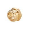 Kbrotech Brass Garden Hose Adapter, 3/4”GHT Male x 1/2”NPT Female