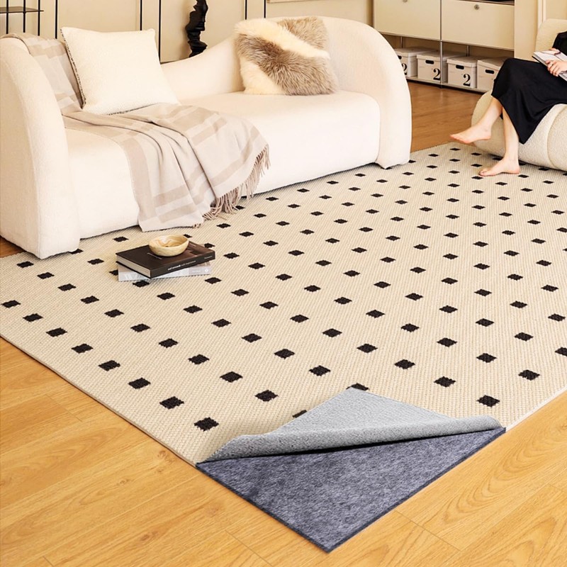 Extra Large Area Rug Cushioned Pad, 9x12 Ft 1/2”Thick Felt