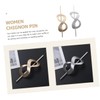 BIUDECO Elegant Gold Plated Hairpin Forks 2pcs French Hair Pins