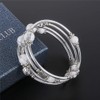 Beaded Pearl Bangle Wrap Bracelet - Fashion Bohemian Jewelry Multilayer