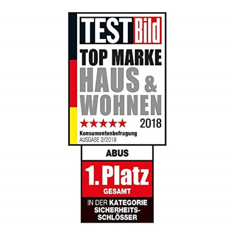 ABUS 055386 SSB400 TÜV- Tested Safety Bar 20 x 25