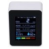 White Infrared CO2 Detector Realtime Reading Accurate Carbon Dioxide Temperature