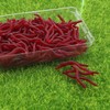 EMSea 200PCS Artificial Earthworm Fishy Smell Biomimetic Fishing Lure Soft