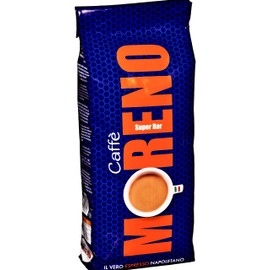Super Bar Roast, CAFFE MORENO USA, Premium Blend Espresso coffee whole beans, 2.2 pounds - 1 Kg. Made in Italy 🇮🇹 Il Vero Espresso Napoletano.