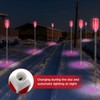 Rossesay 4 Pack 44'' Solar Powered Driveway Markers Reflective Landscape