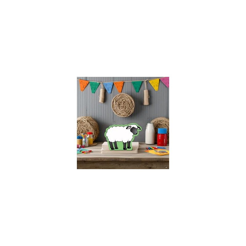 SHAPES ETC. Sheep Large Notepad 5inx7in 50 sht Barnyard Animals