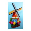Souvenir Magnet Holland Windühle Tulips 10 x 6 x 2.5