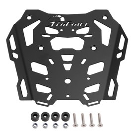 Frezon Black Rear Rack Carrier Luggage Plate Fit for Honda XL750 Transalp 2023-2024