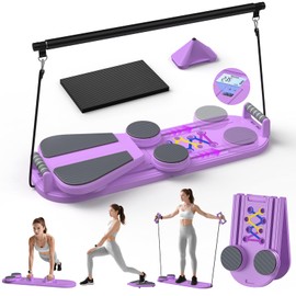 iTHERAU Pilates Board, Professional Foldable Multi-Purpose Pilates Reformer Board for Full Body Workout, Home Pilates Training Equipment Sliding Board