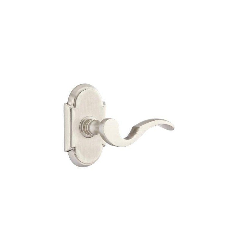 Emtek Privacy Set, Style 8 Rosette, Cortina Lever, Oil Rubbed