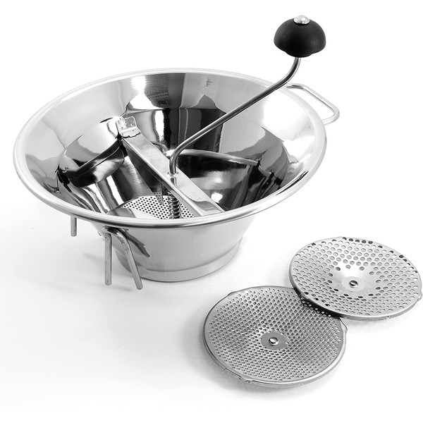 Tredoni 13" Moulin Vegetable/Fruits Mill Masher, Carrot/Tomato/Potato Ricer - 33cm